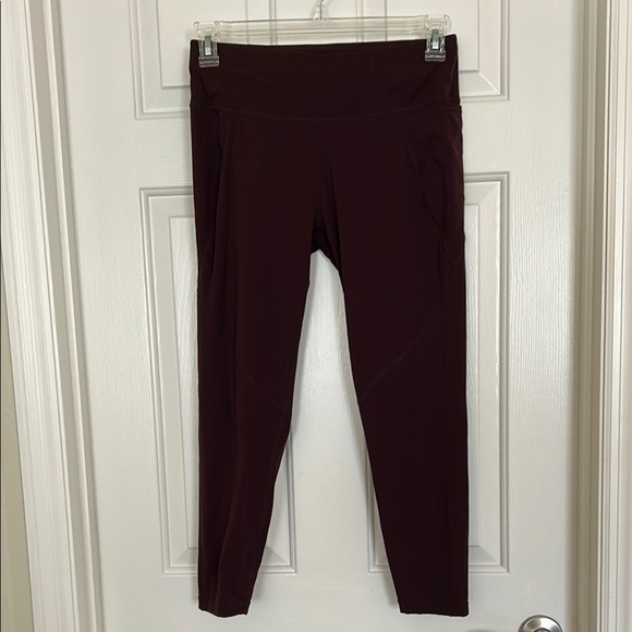 Sweaty Betty Deep Purple Yoga Pants with Tapered Legs SZ m - Picture 1 of 11